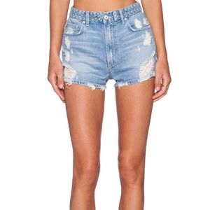 Emma high rise short in Santorini